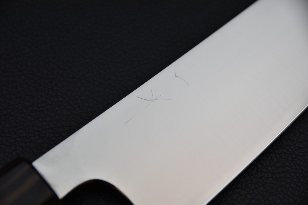 Hitohira SKR Stainless Santoku 180mm Cerisier