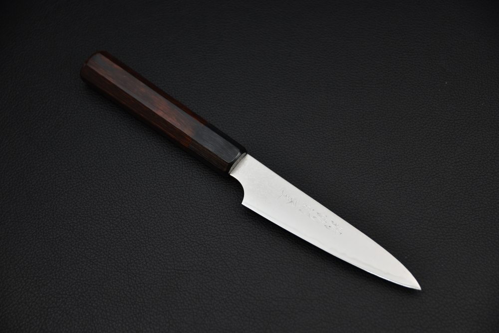 Hitohira Imojiya TH Damascus Petty 120mm Pakka Red