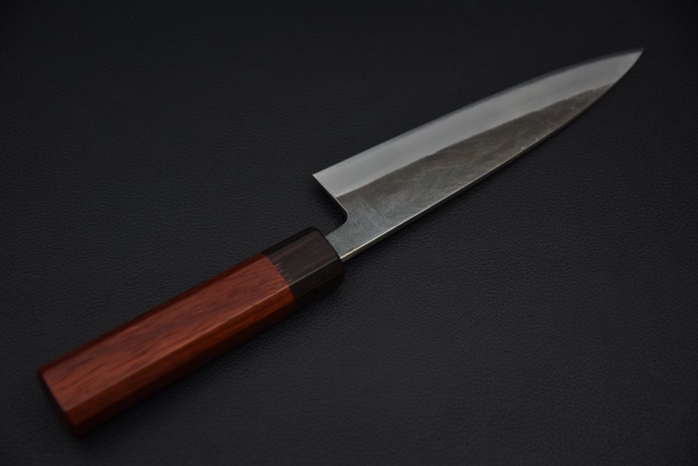 Hitohira TD Aogami #2 Stainless Clad Kurouchi Petty 150mm Padauk