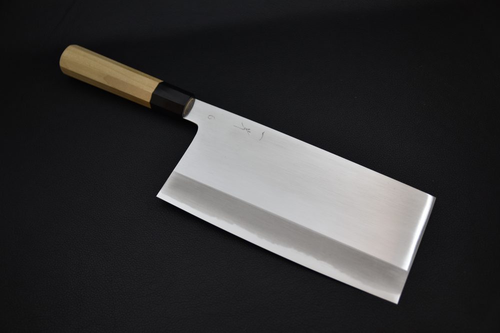 Hitohira Togashi Shirogami #2 Chinese Cleaver 220mm Ho (#6)