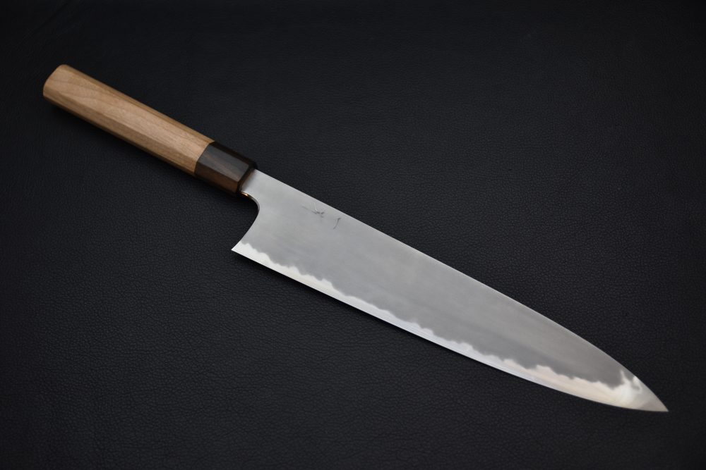 Hitohira Tanaka Yohei Aogami #1 Kasumi Gyuto 270mm Cerisier