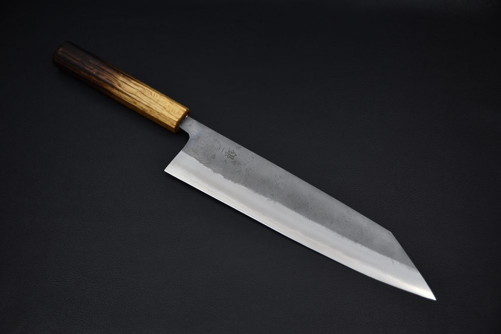 Motokyuuichi Ginsan Nashiji Kiritsuke Gyuto 240mm Chêne Brulé
