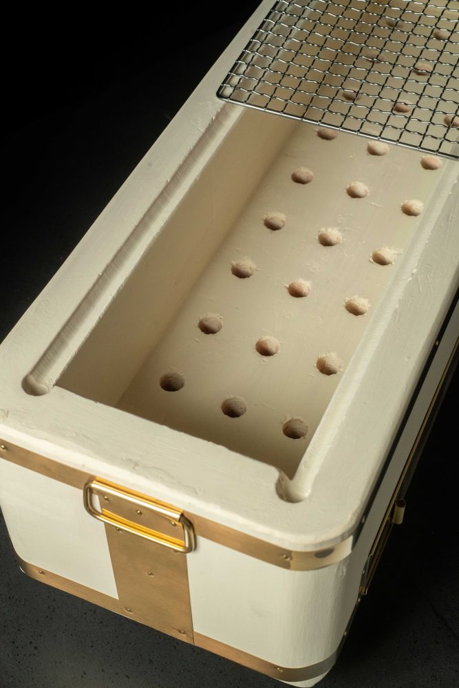 Komon Maruwa Kogyo Kiridashi Yakitori Shichirin