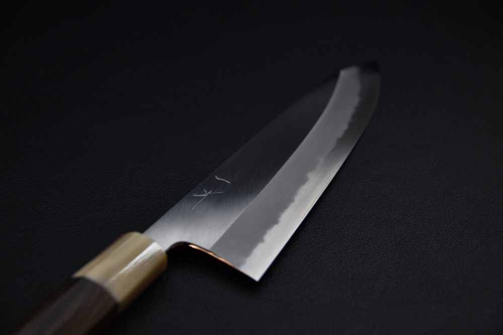 Hitohira Tanaka Kyuzo Aogami #1 Migaki Gyuto 240mm Ziricote (Extra Height)
