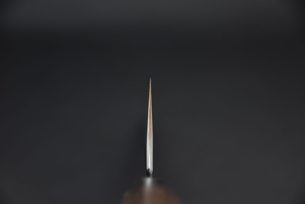 Hitohira Togashi Shirogami #2 Kurouchi Kiritsuke Gyuto 240mm Tagayasan