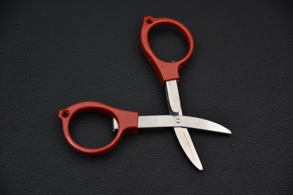 Yoshida Megane Ciseaux de poche Rouge