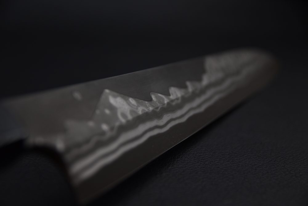 Nigara Hamono Troll killer Aogami #2 Damascus Yanagiba 300 Karin