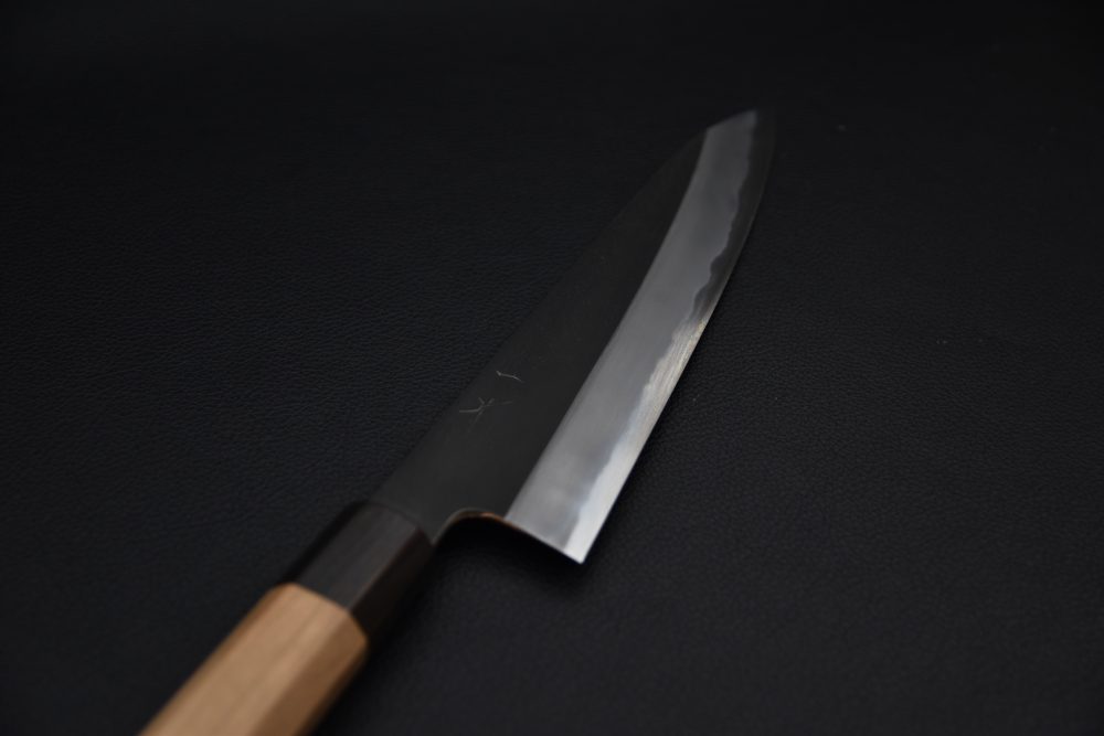 Hitohira Kikuchiyo Kyuzo Shirogami #2 Kurouchi Gyuto 210mm Cerisier