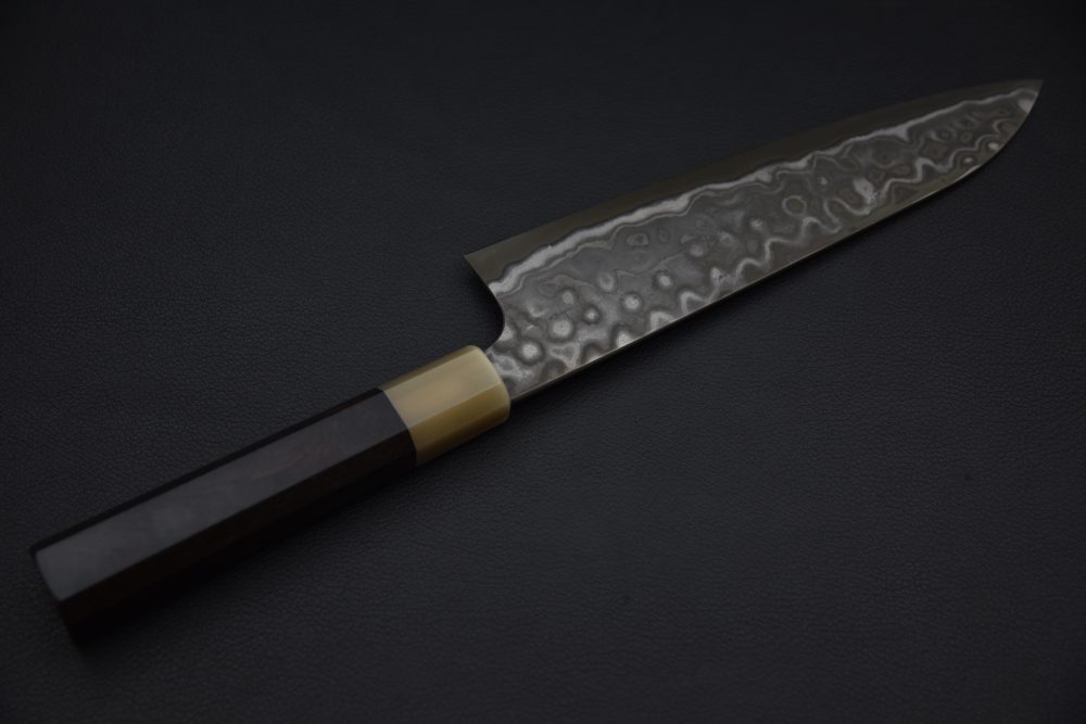 Nigara Hamono Aogami #2 Damascus 210mm Gyuto Ébène #1