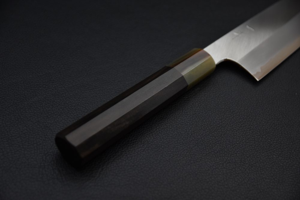 Hitohira Togashi Aogami #1 Migaki Gyuto 240mm Ébène Macassar