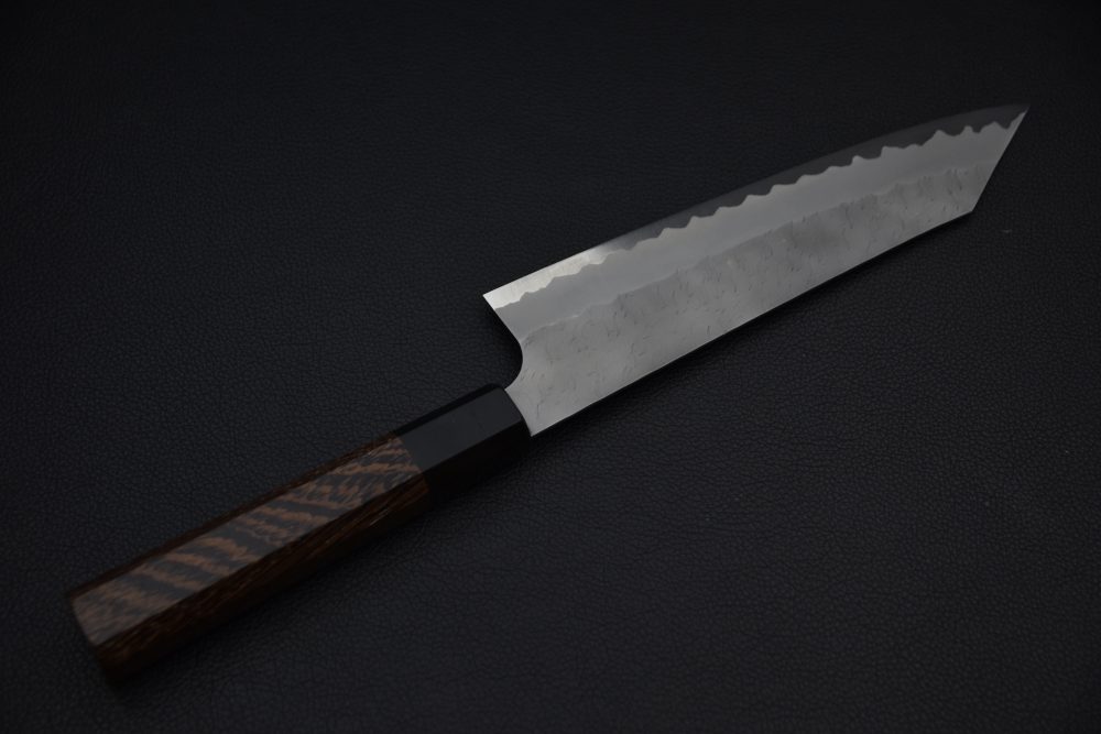 Nigara Hamono Aogami Super Migaki Tsuchime Kiritsuke Gyuto 210mm Tagayasan