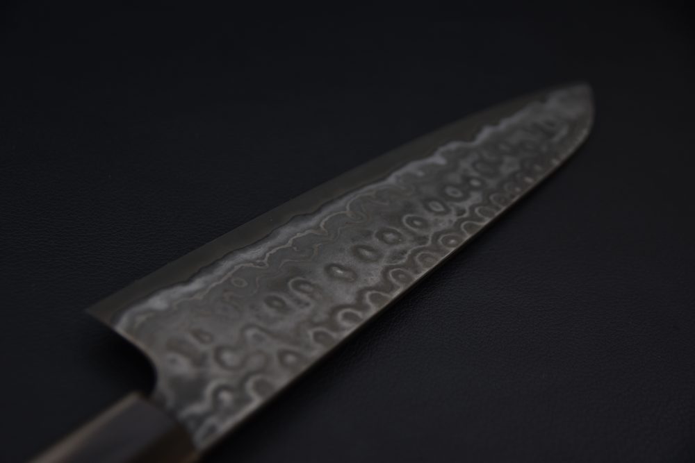 Nigara Hamono Aogami #2 Damascus 240mm Gyuto Ébène #5