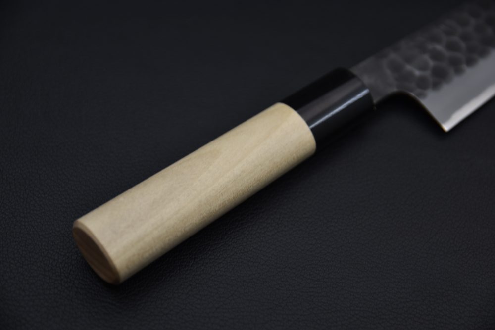 Hitohira Hinode Tsuchime Shirogami #2 Stainless Clad Petty 150mm Ho