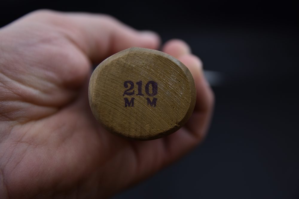 Morihei Hisamoto Miroir Aogami #2 Deba 210mm Ho