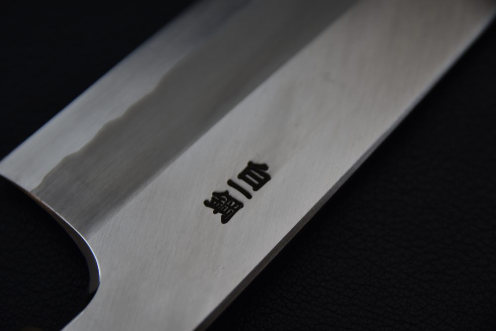 Hitohira Togashi Shirogami #1 Stainless Clad Gyuto 210mm Ziricote