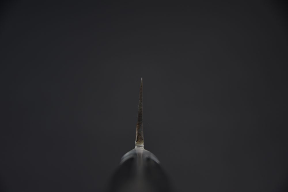 Morihei Hisamoto Hikari Vintage Stainless Garasuki 180mm Pakka (Fine Finished)