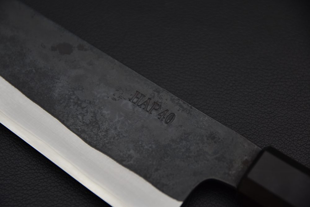Yoshida Hamono HAP 40 Bunka 190mm Kurouchi Loupe D'érable (Vert)