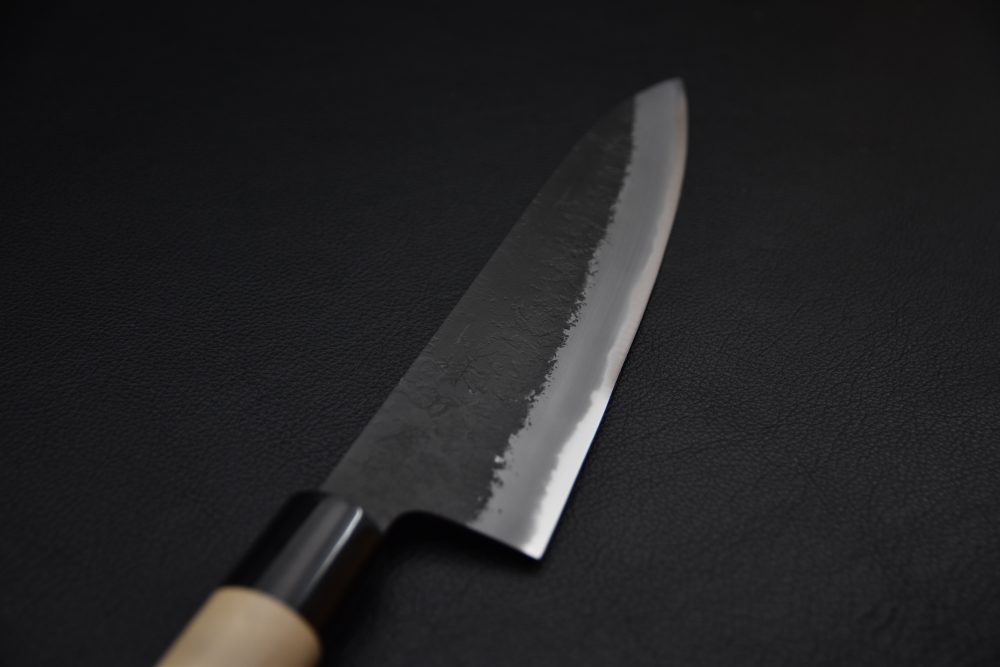 Mutsumi Hinoura Kurouchi Shirogami #2 Gyuto 240mm Ho