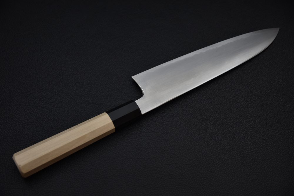 Hitohira Gorobei Rikichi Shirogami #2 Kasumi Gyuto 210mm Ho