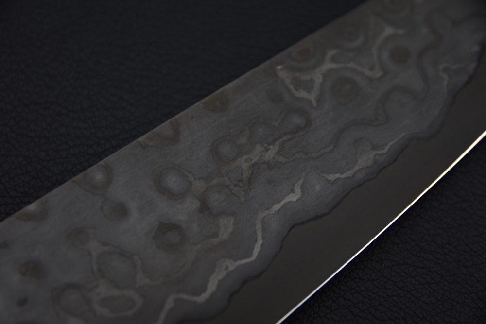Nigara Hamono Aogami #2 Damascus 210mm Gyuto Ébène #1