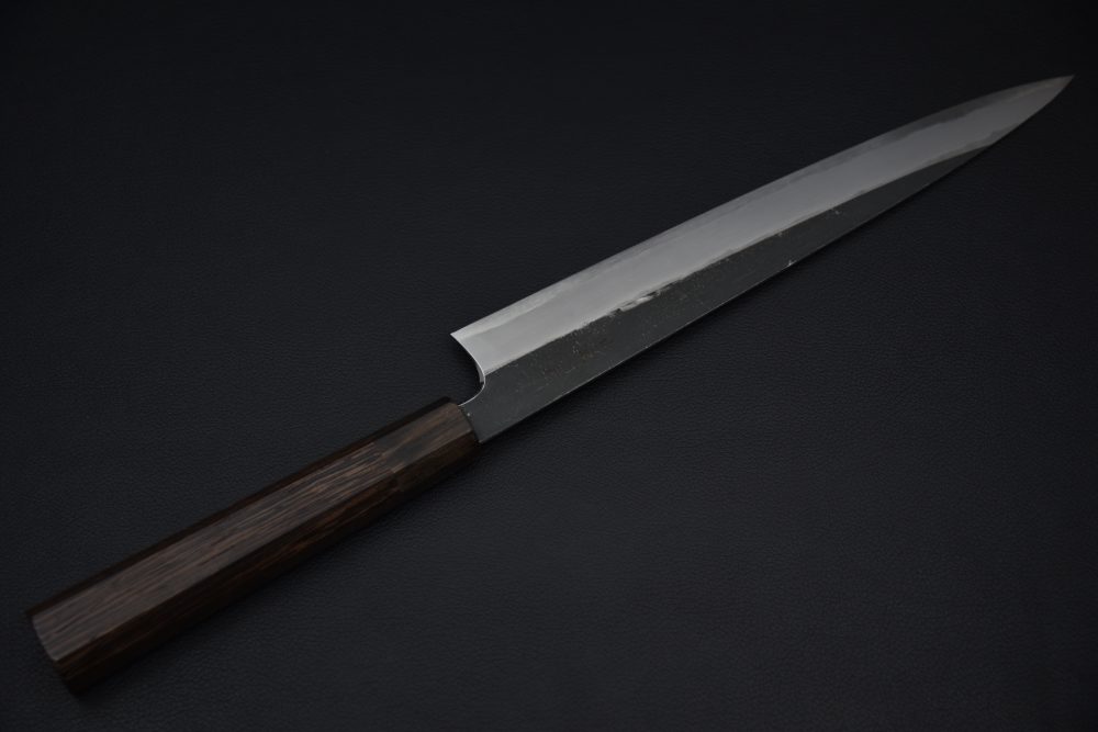 Hitohira Togashi Shirogami #2 Kurouchi Sujihiki 270mm Tagayasan