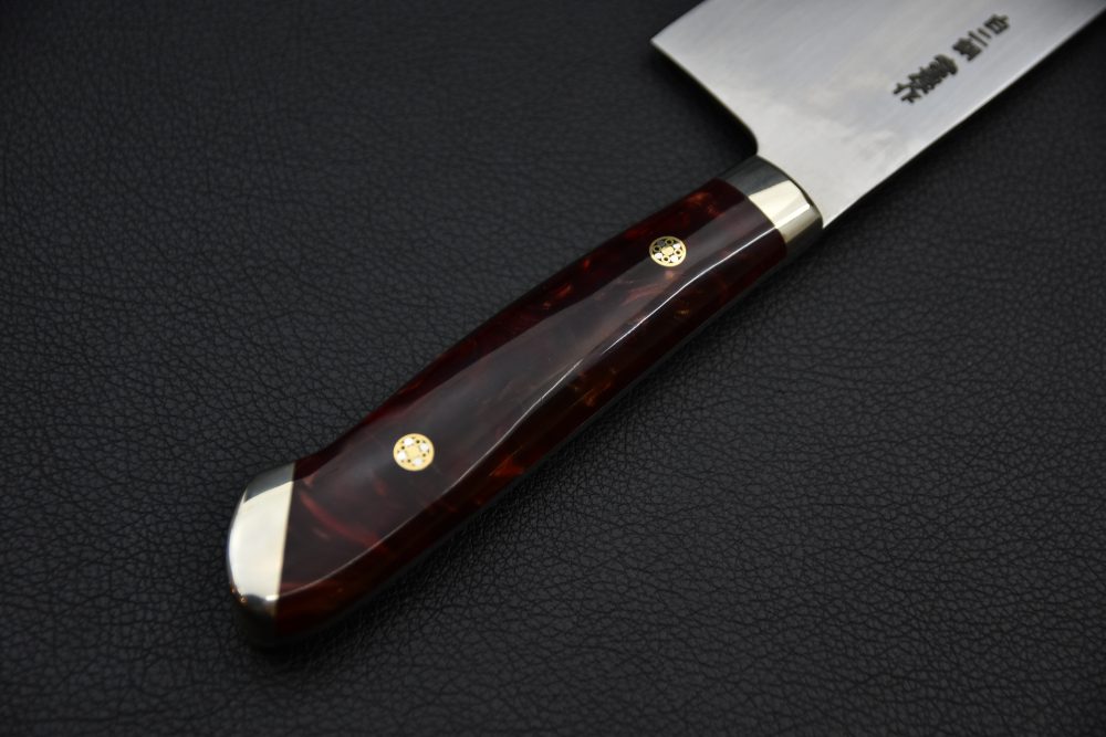 Togashi Hamono Mizu Honyaki Kiritsuke Gyuto 210mm Fire red