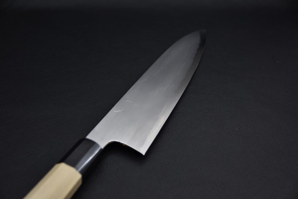 Hitohira Gorobei Rikichi Shirogami #2 Kasumi Gyuto 240mm Ho