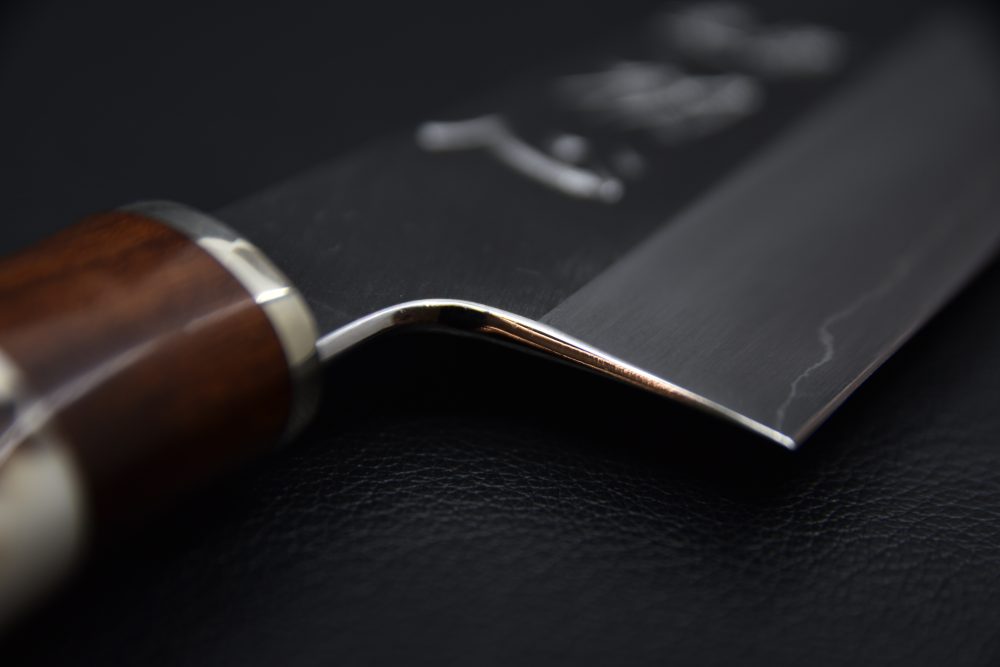 Nakagawa Uchi Hamono Ginsan Migaki Gyuto 210mm Stag Horn