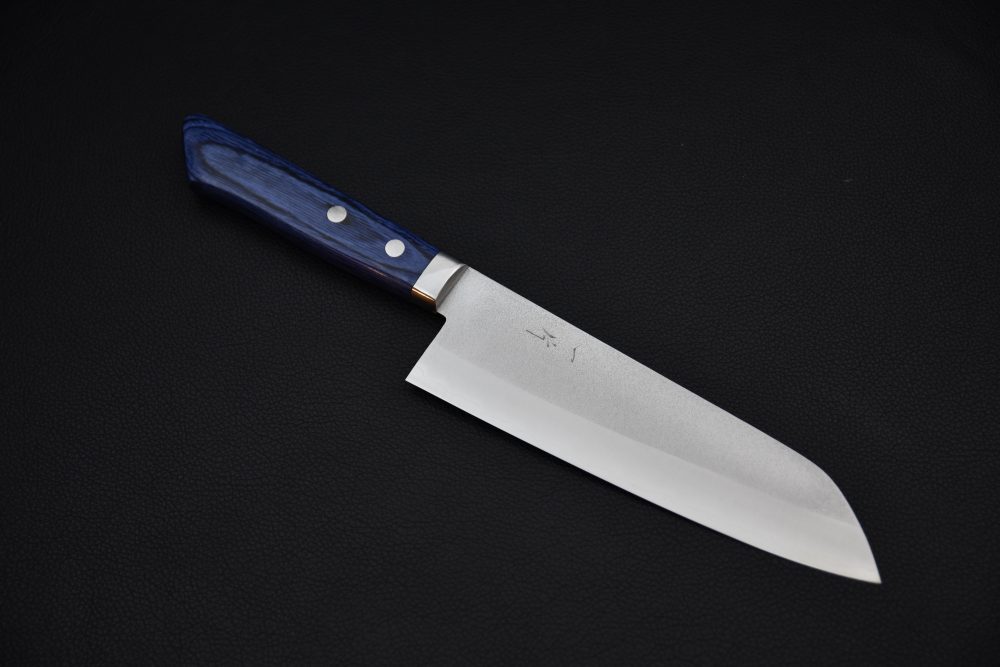 Hitohira NM Nashiji Santoku 170mm Pakka
