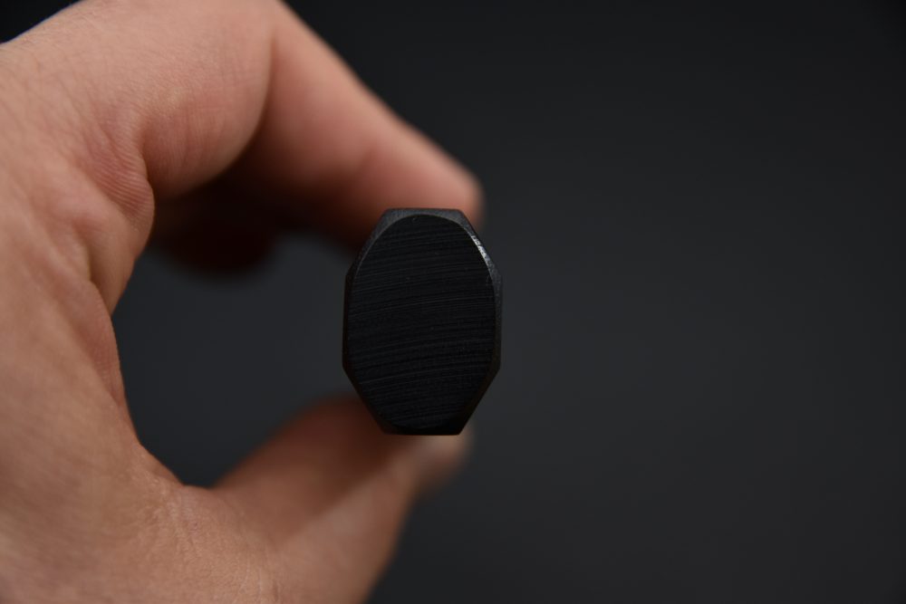 Manche de Taihei Ébène de Makassar Octagonal