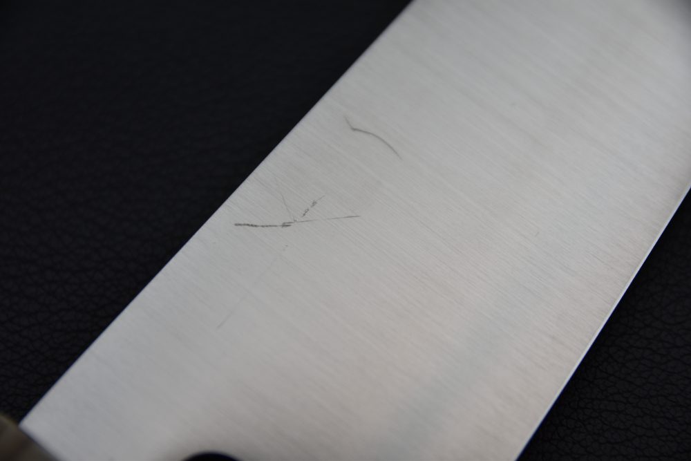 Hitohira AH Swedish Stainless Santoku 165mm Ébène