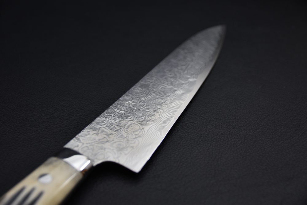 Takeshi Saji R2 Damascus Gyuto 240mm Corne De Cerf