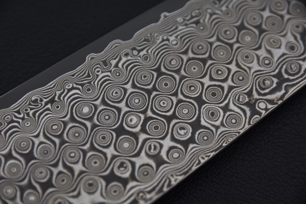 Nigara Hamono SG2 Anmon Damascus Gyuto 270mm Ébène