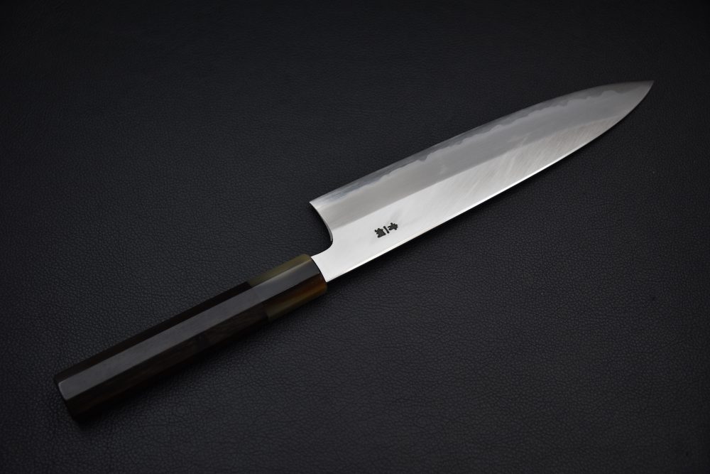 Hitohira Togashi Aogami #1 Migaki Gyuto 240mm Ébène Macassar