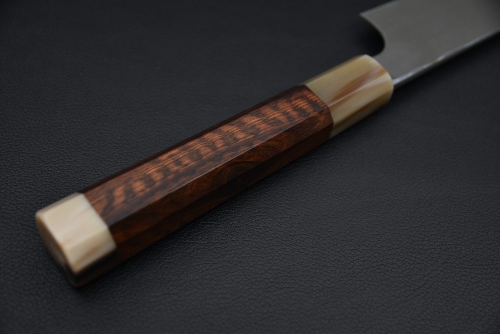 Nigara Hamono Anmon kuzome Ginsan Sakimaru 300mm Snakewood