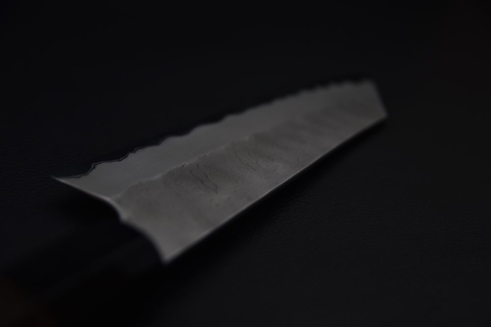 Nigara Hamono Aogami Super Migaki Tsuchime Bunka 180mm Tagayasan