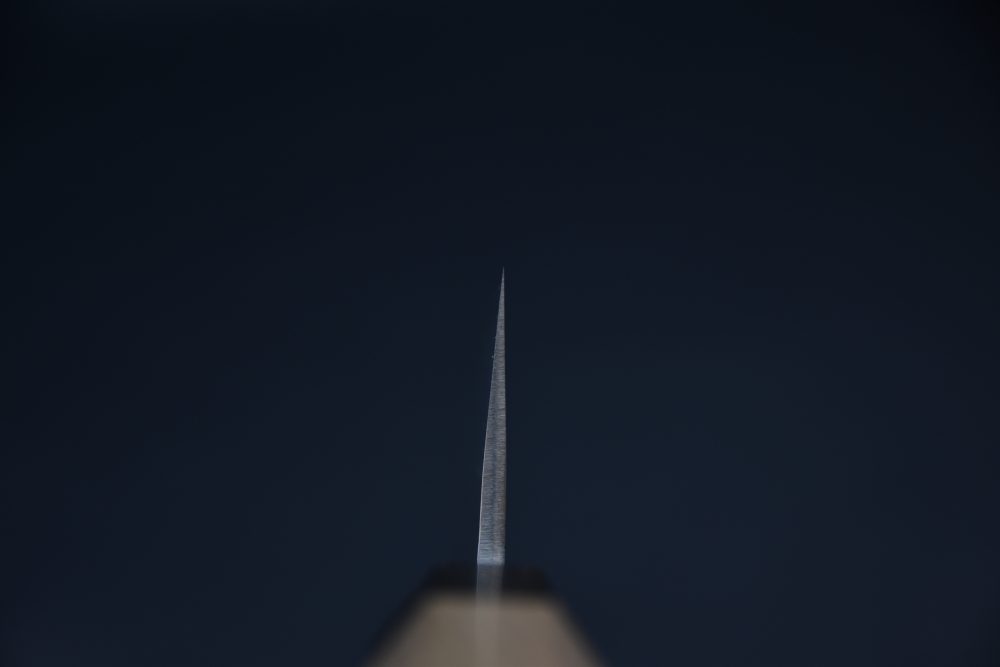 Yoshikane Hamono Shirogami #2 Stainless Clad Tsuchime Gyuto 210mm