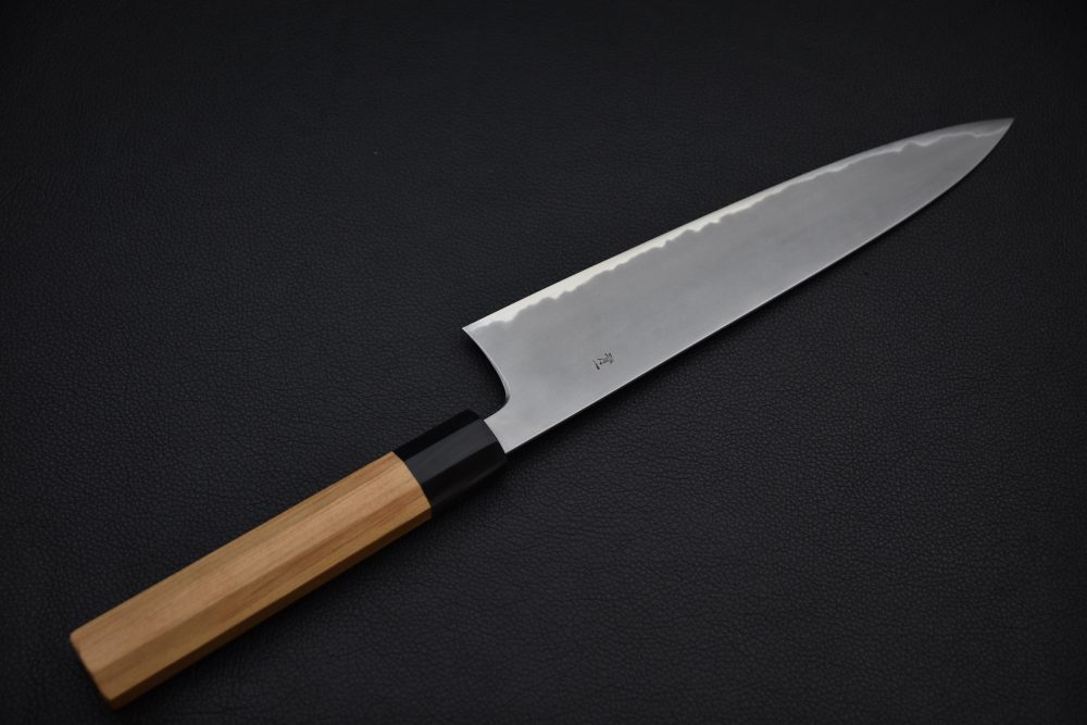 Hitohira Tanaka Yohei Aogami #1 Kasumi Gyuto 240mm Cèdre Yakusugi