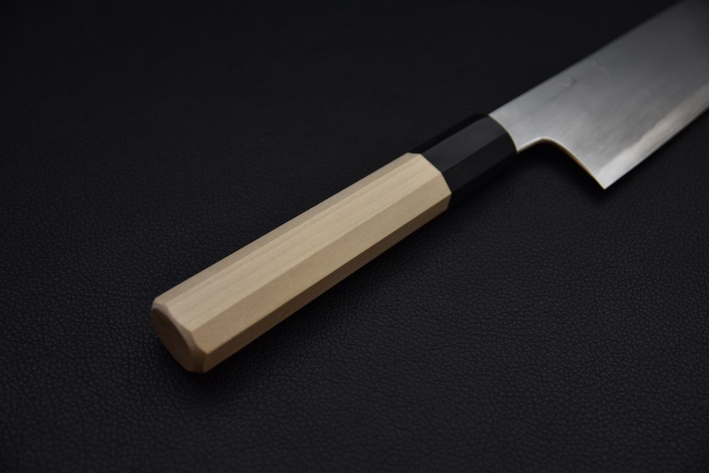 Hitohira Gorobei Rikichi Shirogami #2 Kasumi Gyuto 210mm Ho