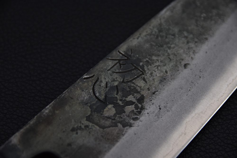 Hatsukokoro Aogami Super Kurosagi Santoku 165mm Tagayasan