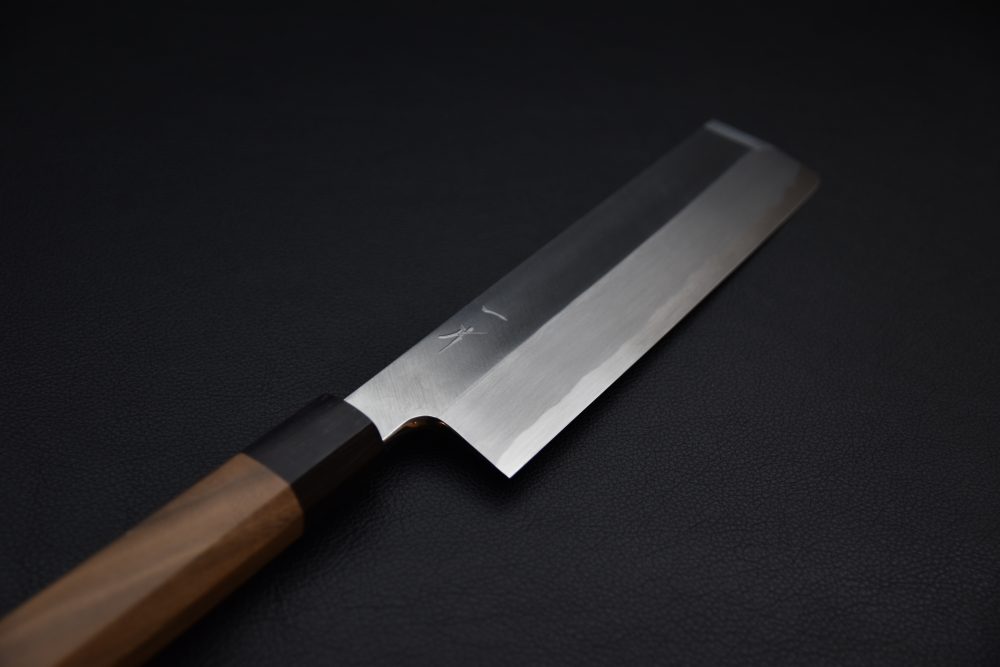 Hitohira Kikuchiyo Manzo Aogami #2 Usuba 225mm Noyer