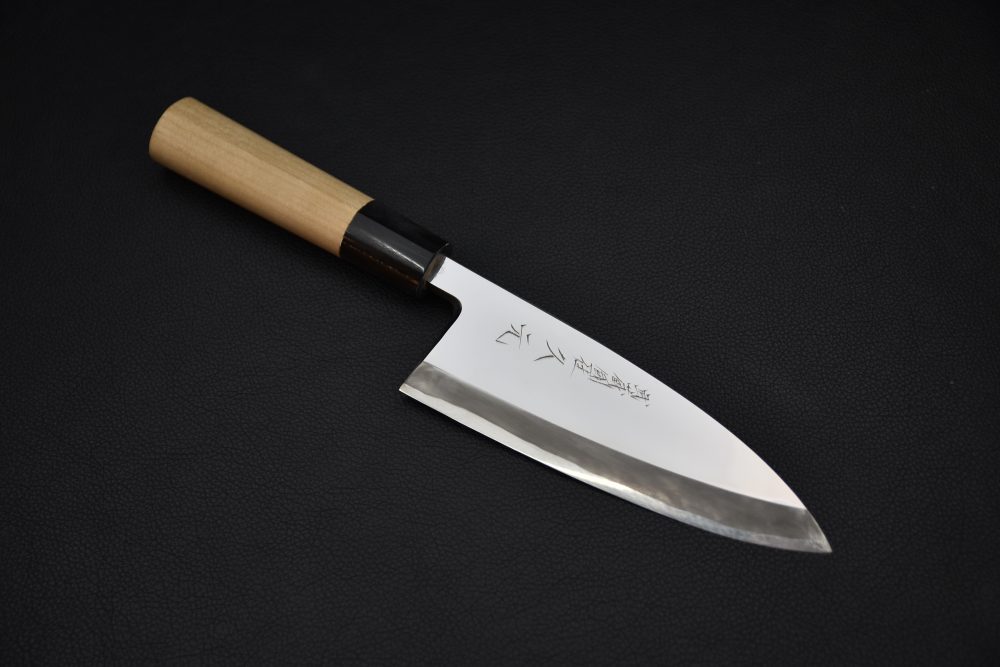 Morihei Hisamoto Miroir Aogami #2 Deba 150mm Ho