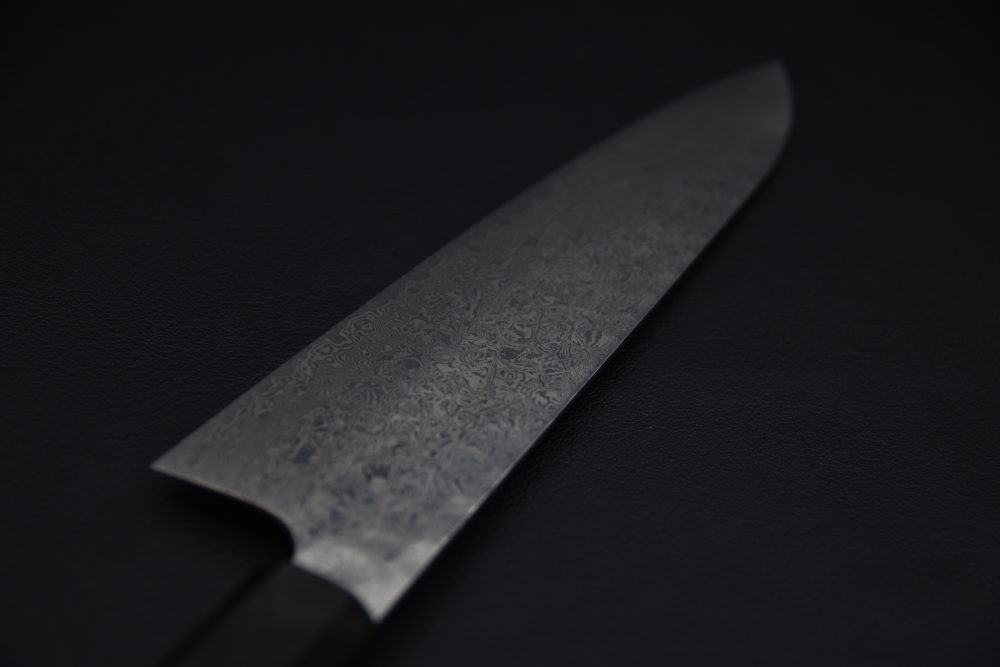 Hatsukokoro Ginyo Ginsan Tsuchime Damascus Gyuto 210mm Wenge