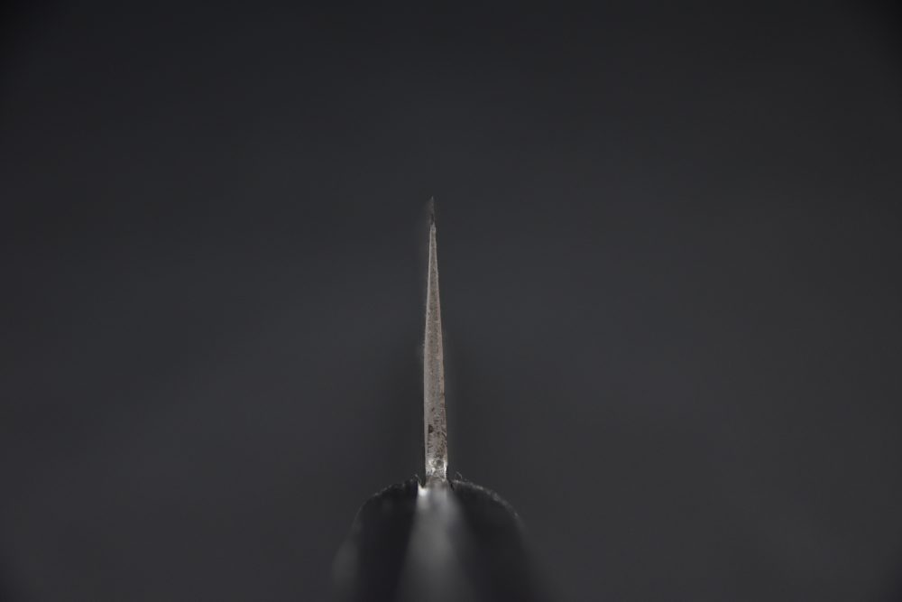 Morihei Hisamoto Kurouchi Shirogami #1 Gyuto 210mm Pakka