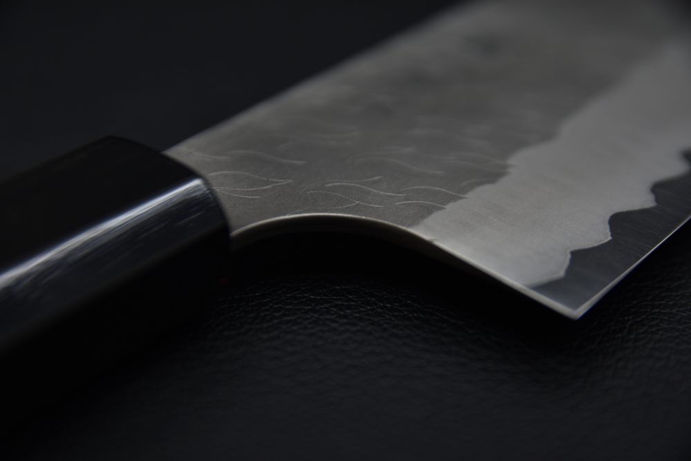 Nigara Hamono Aogami Super Migaki Tsuchime Kiritsuke Gyuto 240mm Tagayasan