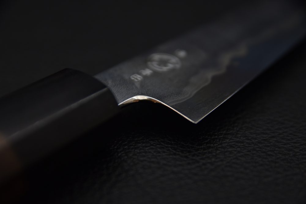 Takada no Hamono Aogami #1 Suiboku Petty 135mm Rosewood