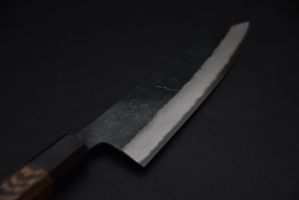 Hatsukokoro Kumokage Aogami #2 Damascus Kurouchi Gyuto 210mm Tagayasan