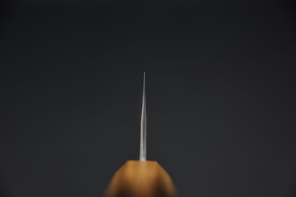 Motokyuuichi Ginsan Nashiji Kiritsuke Gyuto 210mm Burnt Oak