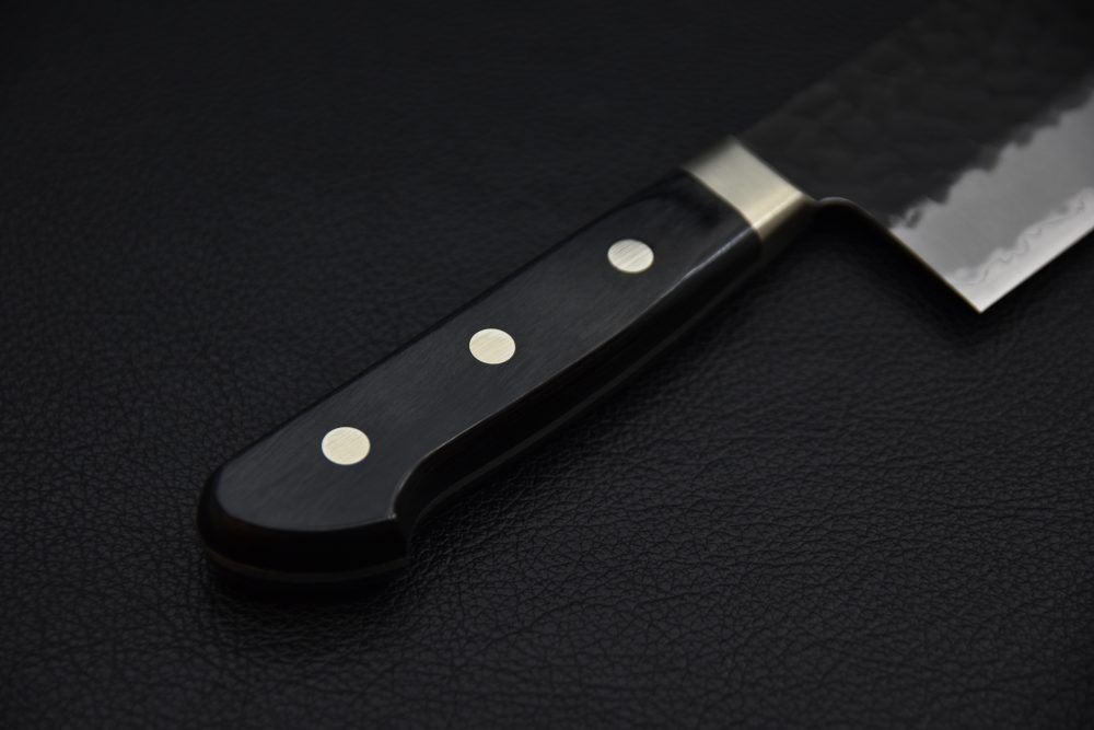 Hitohira Futana SB Kuro Tsuchime Nakiri 165mm Pakka (Yo)