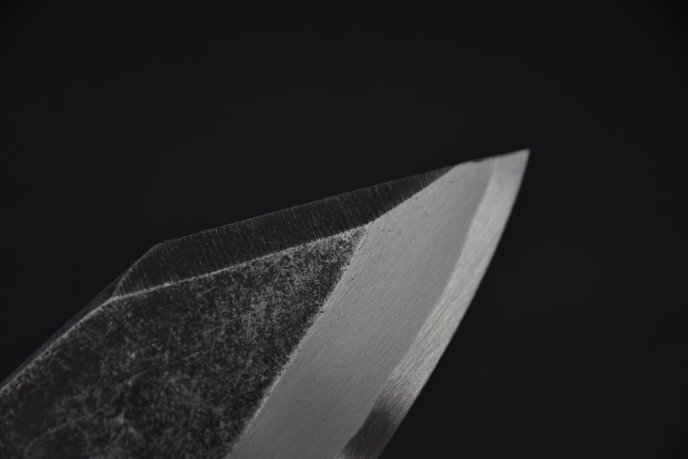 Hatsukokoro Shirasagi Kurouchi Aogami #2 Tsuchime Deba 150mm Wenge